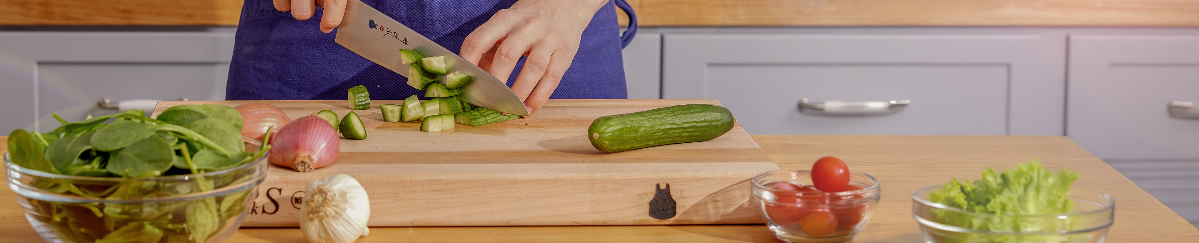Fresh ingredients on cutting board